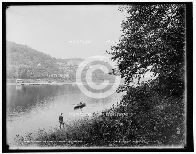 The Kittatinny House and the Water Gap House, c1900. Creator: Unknown.