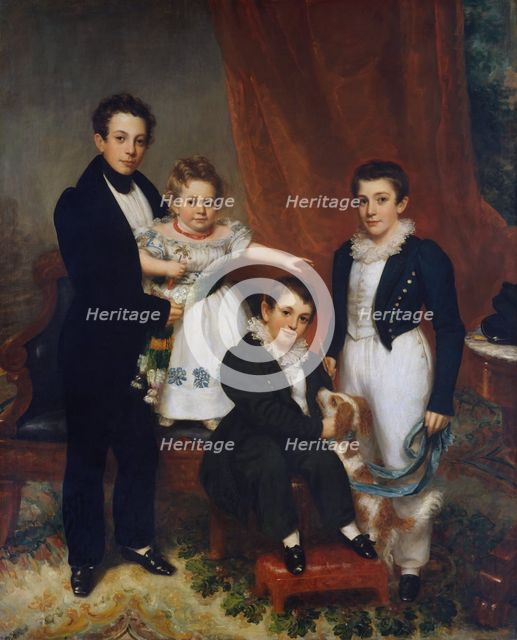The Knapp Children, ca. 1833-34. Creator: Samuel Lovett Waldo.