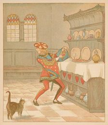 The Knave of Hearts, He stole those Tarts 1880. Creator: Randolph Caldecott