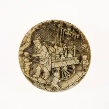 The Knickknack Peddler, Ming dynasty (1368-1644), 16th century. Creator: Unknown