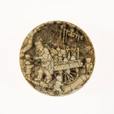 The Knickknack Peddler, Ming dynasty (1368-1644), 16th century. Creator: Unknown