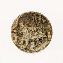 The Knickknack Peddler, Ming dynasty (1368-1644), 16th century. Creator: Unknown