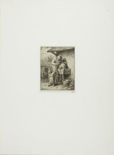 The Knife-Grinder, 1850. Creator: Charles Emile Jacque