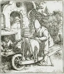 The Knife Grinder, c1682. Creator: Adriaen van Ostade