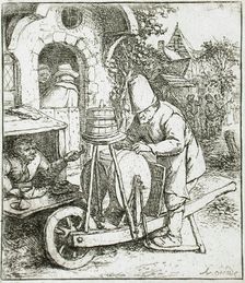 The Knife Grinder, c1682. Creator: Adriaen van Ostade