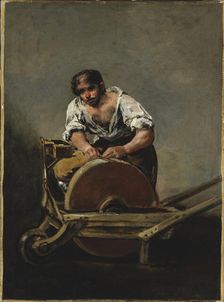 The Knife-Grinder ("El Afilador"), Between 1808 and 1812. Creator: Goya, Francisco, de (1746-1828)