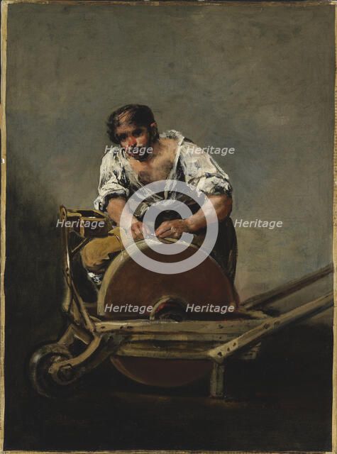 The Knife-Grinder ("El Afilador"), Between 1808 and 1812. Creator: Goya, Francisco, de (1746-1828).