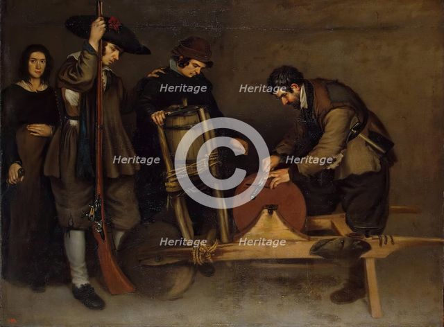 The Knife Sharpener, 1640. Creator: Antonio Puga.