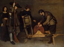 The Knife Sharpener, 1640. Creator: Antonio Puga
