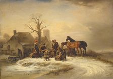 The Knifegrinder, before 1862. Creator: Meyerheim, Wilhelm Alexander (1815-1882)