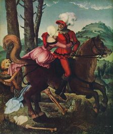 The knight, the young girl and the Death c1510, (1939). Artist: Hans Baldung