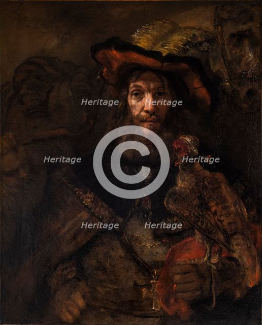 The Knight with the Falcon, 1660s. Creator: Rembrandt van Rhijn (1606-1669).
