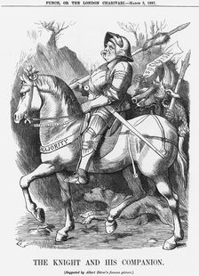 The Knight and his Companion 1887. Creator: Joseph Swain