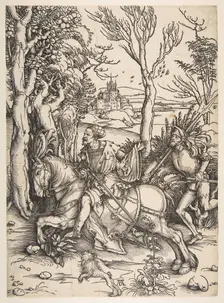 The Knight and Man-at-arms.n.d. Creator: Albrecht Durer