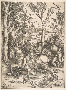 The Knight and Man-at-Arms.n.d. Creator: Albrecht Durer