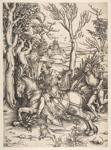 The Knight and Man-at-arms.n.d. Creator: Albrecht Durer