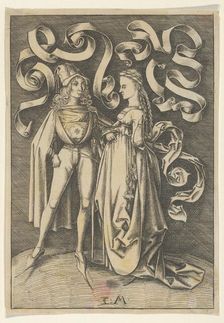 The Knight and the Lady. Creator: Anon