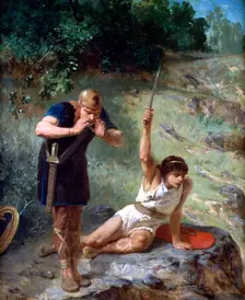 The Knight Calls c1842-1896. Artist: Evariste Vital Luminais