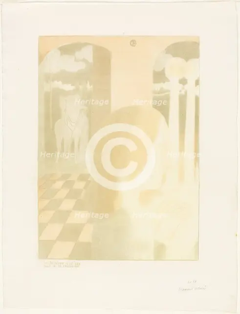 The Knight Did Not Die at the Crusade, plate five from Love, 1898, published 1899. Creator: Maurice Denis.