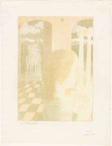 The Knight Did Not Die at the Crusade, plate five from Love, 1898, published 1899. Creator: Maurice Denis