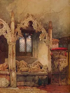 The Knight is Dust 1869. Artist: John Skinner Prout