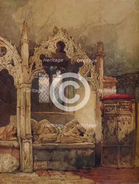 'The Knight is Dust', 1869. Artist: John Skinner Prout.