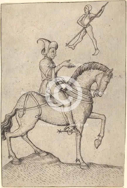 The Knight of Men, 1463. Creator: Master ES.