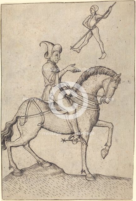 The Knight of Men, 1463. Creator: Master ES.