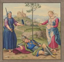 The Knight's Dream, 1831. Creator: Johann David Passavant