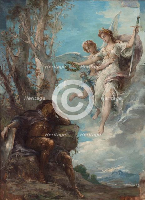 The Knight's Dream. Creator: Henri Leopold Lévy.