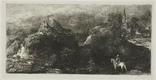 The Knight's Return, 1871. Creator: Rodolphe Bresdin