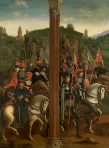 The Knights of Christ and The Just Judges, c1430s. Creator: Jan van Eyck