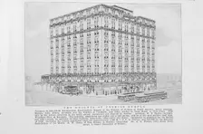 The Knights of Pythias Temple; Propose $ 1,200.000.00 International Temple of the Knights..., 1925. Creator: Unknown