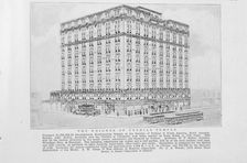 The Knights of Pythias Temple; Propose $ 1,200.000.00 International Temple of the Knights..., 1925. Creator: Unknown