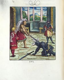 The Knight's Tournament. From: Der Theuerdank by Melchior Pfinzing, 1517