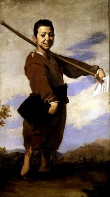 The knock knees 1642, oil by José de Ribera
