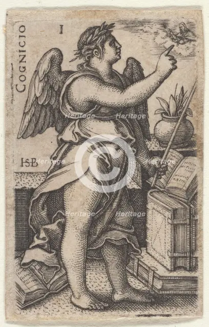The knowledge. From the episode "The Knowledge of God and the Seven Cardinal Virtues", c.1539 . Creator: Beham, Hans Sebald (1500-1550).