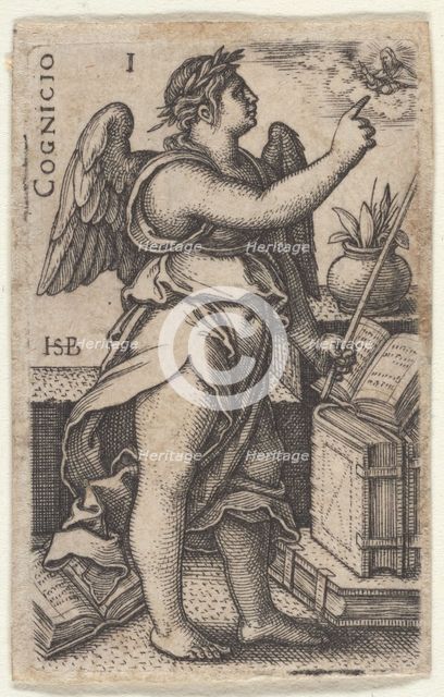 The knowledge. From the episode "The Knowledge of God and the Seven Cardinal Virtues", c.1539 . Creator: Beham, Hans Sebald (1500-1550).