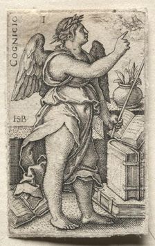 The Knowledge of God and the Seven Cardinal Virtues. Creator: Hans Sebald Beham (German, 1500-1550)
