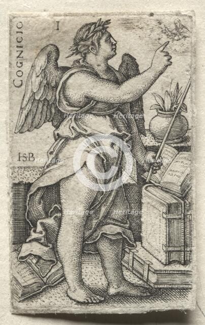 The Knowledge of God and the Seven Cardinal Virtues: Knowledge of God - Cognicio. Creator: Hans Sebald Beham (German, 1500-1550).