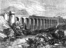 The Knucklass Viaduct, Central Wales Railway, 1865. Creator: Unknown