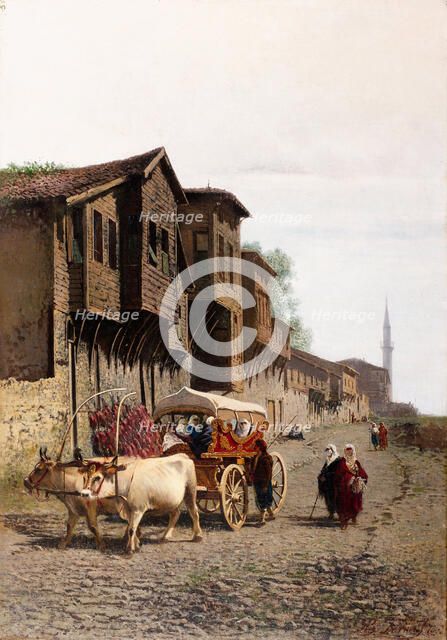 The Kocu Cart, 1870. Artist: Formis (Befani), Achille (1832-1906)