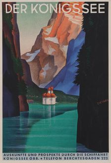 The Königssee, 1930s. Creator: Zietara, Valentin (1883-1935)