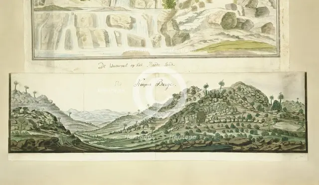 The Koperberge, near the contemporary Springbok, in little Namaqualand, 1779-1780. Creators: Robert Jacob Gordon, Johannes Schumacher.