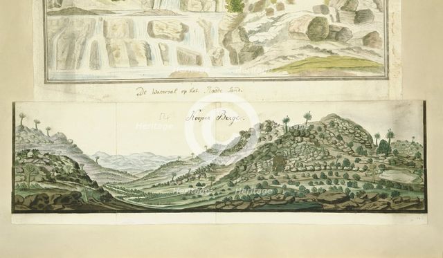 The Koperberge, near the contemporary Springbok, in little Namaqualand, 1779-1780. Creators: Robert Jacob Gordon, Johannes Schumacher.