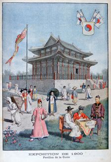 The Korean pavilion at the Universal Exhibition of 1900, Paris, 1900