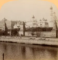 The Kremlin, Moscow, Russia - "There lie our ancient Czars asleep", 1898. Creator: Underwood & Underwood