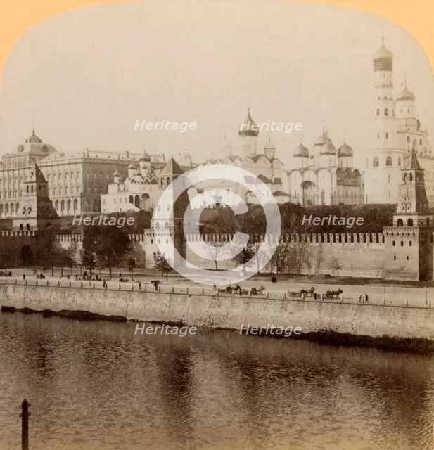 'The Kremlin, Moscow, Russia - "There lie our ancient Czars asleep", 1898. Creator: Underwood & Underwood.