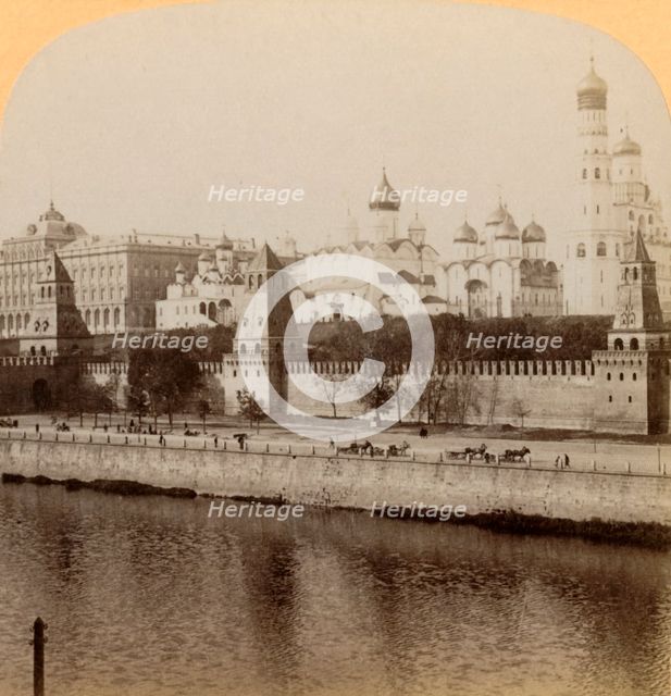 'The Kremlin, Moscow, Russia - "There lie our ancient Czars asleep", 1898. Creator: Underwood & Underwood.