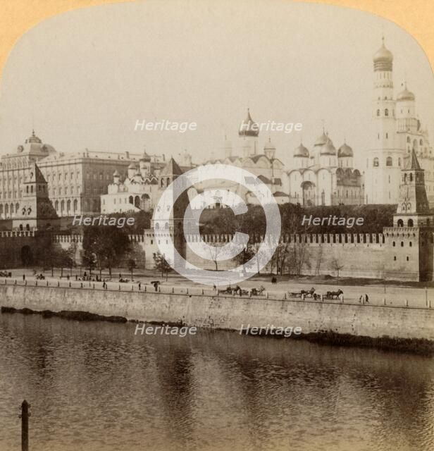 'The Kremlin, Moscow, Russia - "There lie our ancient Czars asleep", 1898. Creator: Underwood & Underwood.